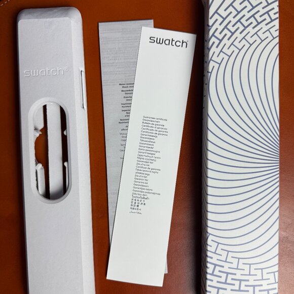 Swatch x Hodinkee Sistem51 Blue Stoplight Neon Remix SO30Z402 - Picture 16 of 16